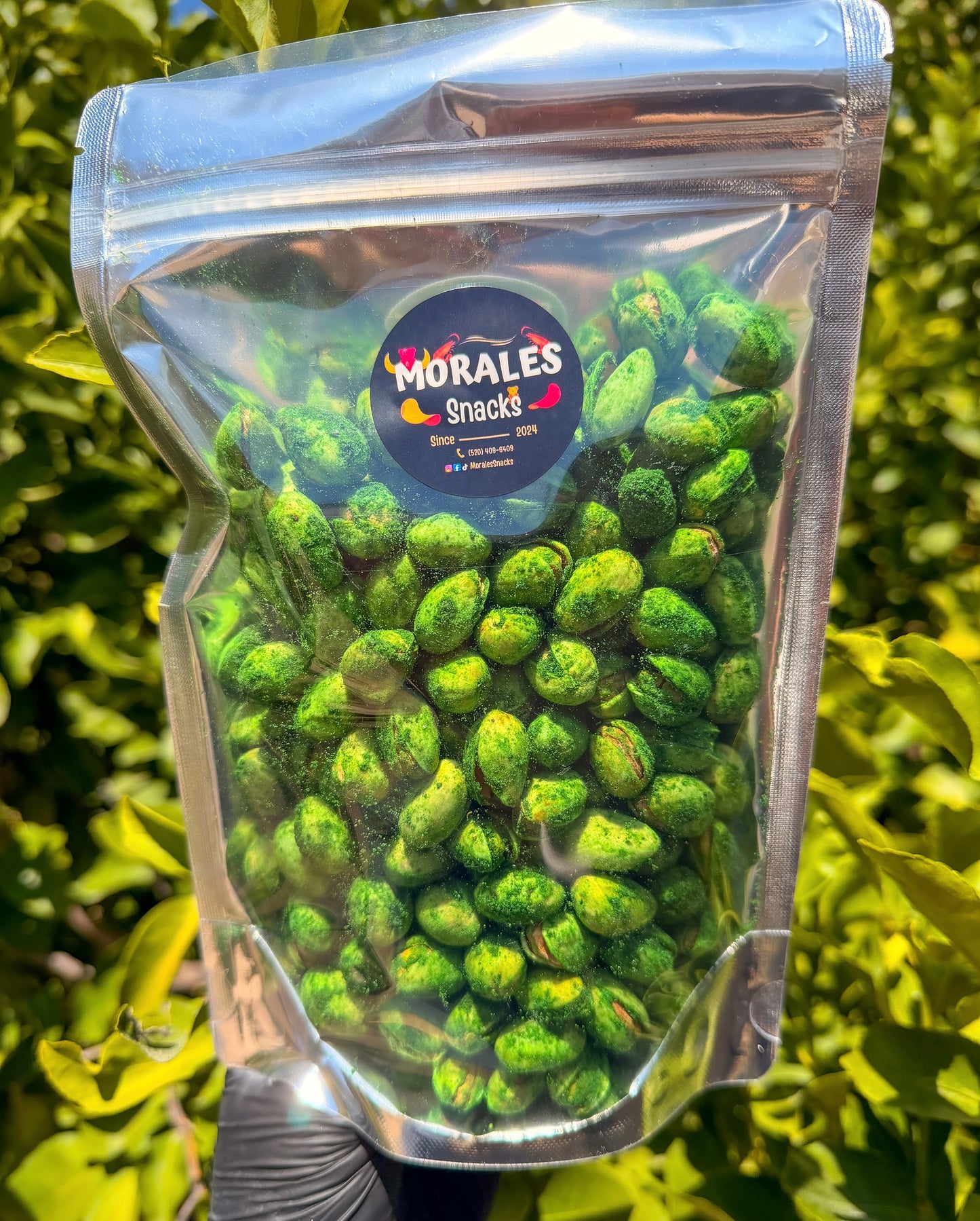 Flamin’ Pistachios (Green)