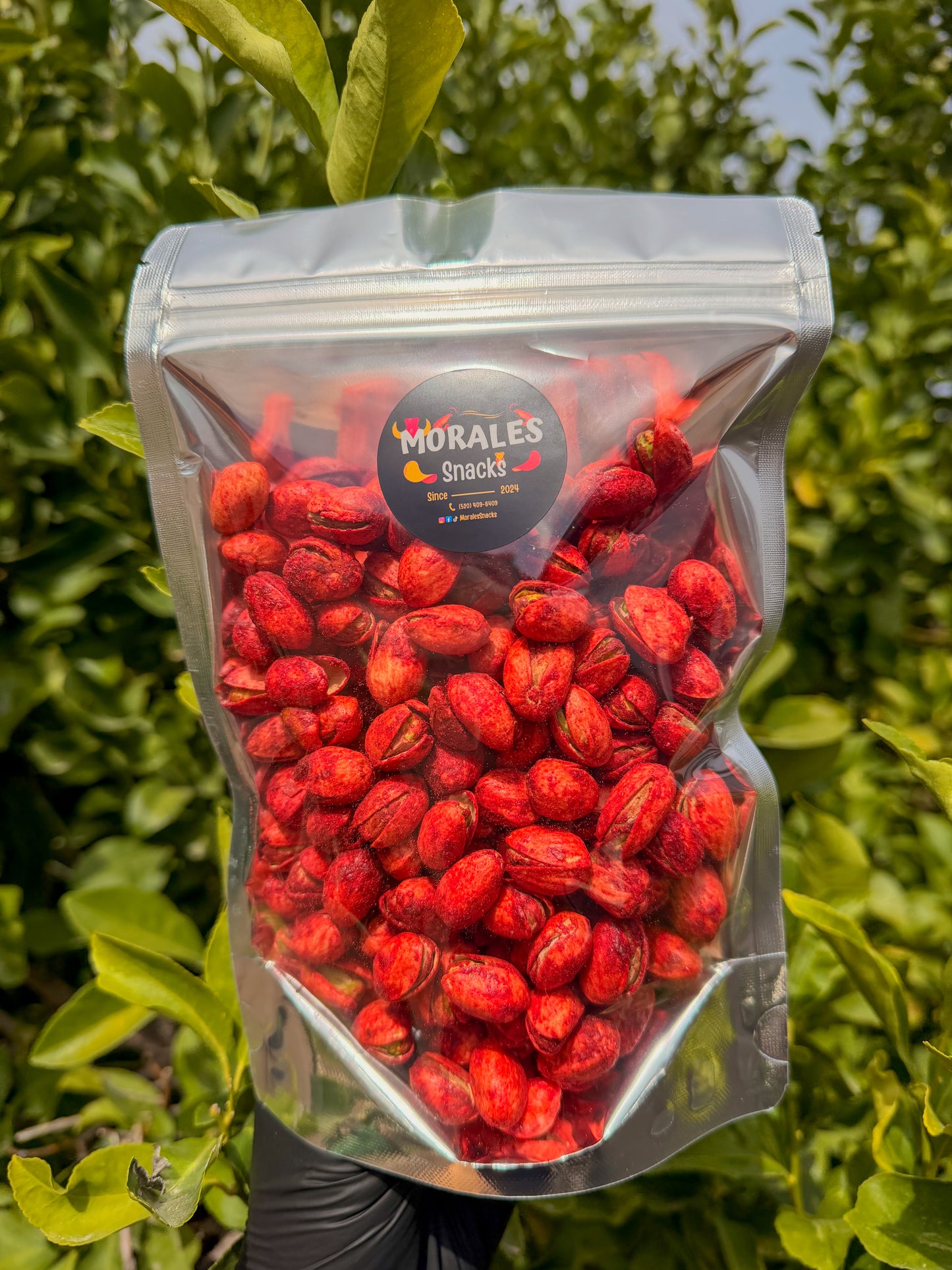 Flamin’ Pistachios (Red)