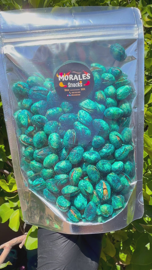 Flamin’ Pistachios (Blue)